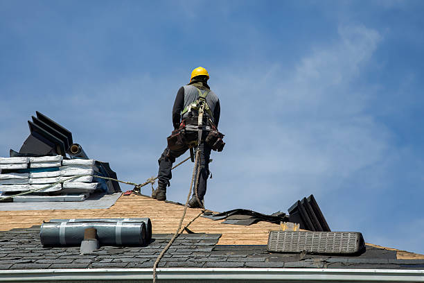Professional Roofing technician working in La Porte City, IA